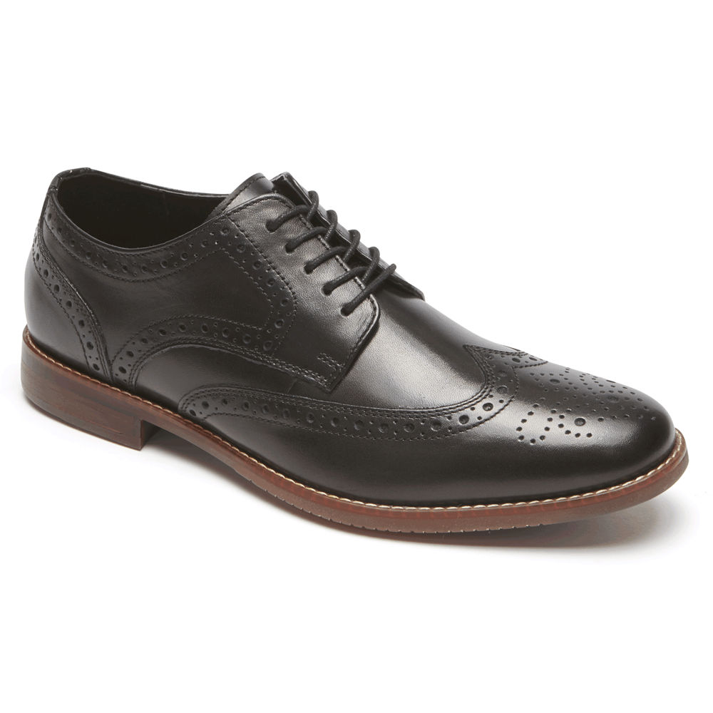 Rockport Snörskor Herr Svarta - Style Purpose Wingtip - CQBTS6852